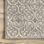 Tapis à motif géométrique pour le salon, la chambre à coucher, la salle à manger et la cuisine Connor, gris / ivoire-1142322063