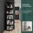5-tier 360-degree Rotating Bookcase Tower-1882293606