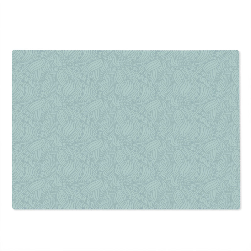 Planche à découper gris et blanc Ambesonne