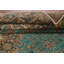 Tapis géométrique bleu traditionnel 6 x 9