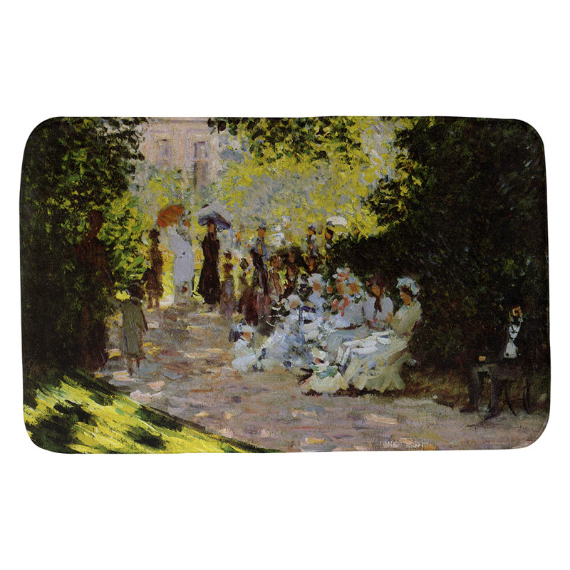 Mane Memory Foam Non-Slip Bath Rug, 17" W x 24" L