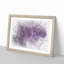 Striking Purple Flower in Abstract - Picture Frame Painting Print-55730227-55730225
