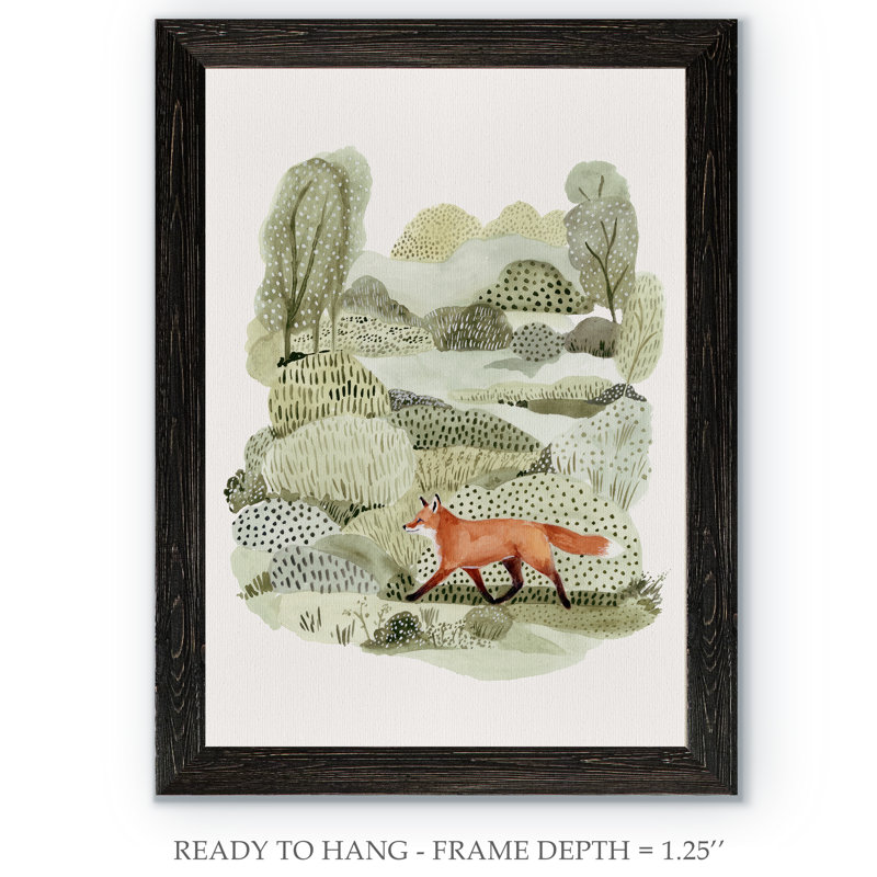 Reproduction d’art sur toile, "fox glen ii" par paul cezanne, Toile avec encadrement ébène, H 32 po x l 44 po x P 1,25 po