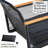 4-piece Outdoor Wicker Patio Conversation Set