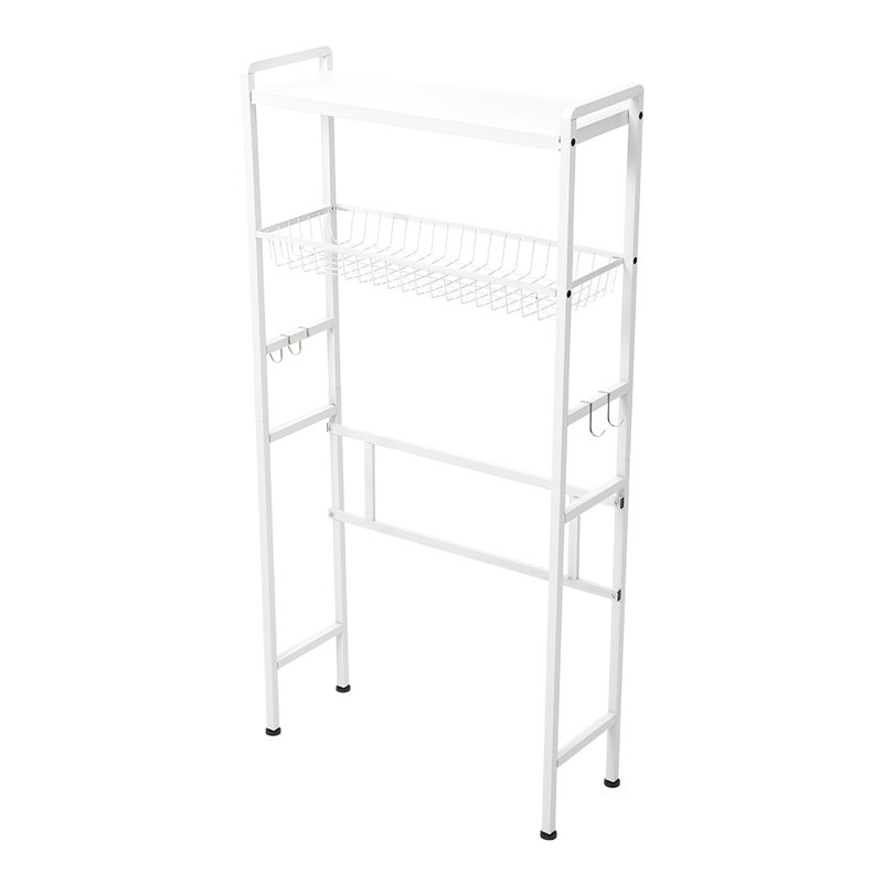 storage rack above washing machine, White