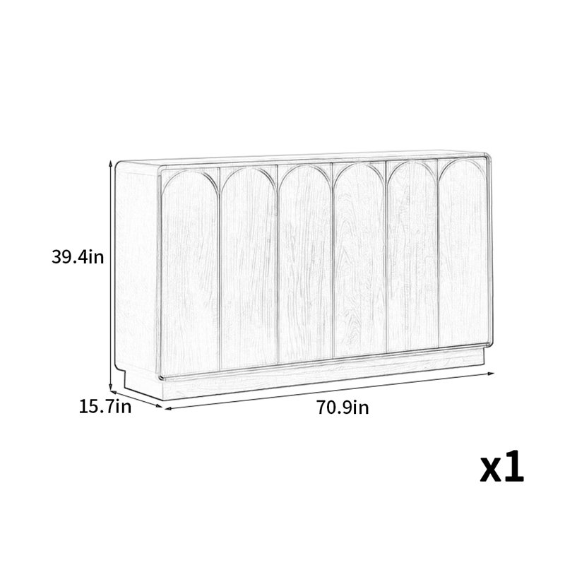 Armoire d'appoint luxueuse haute apparence