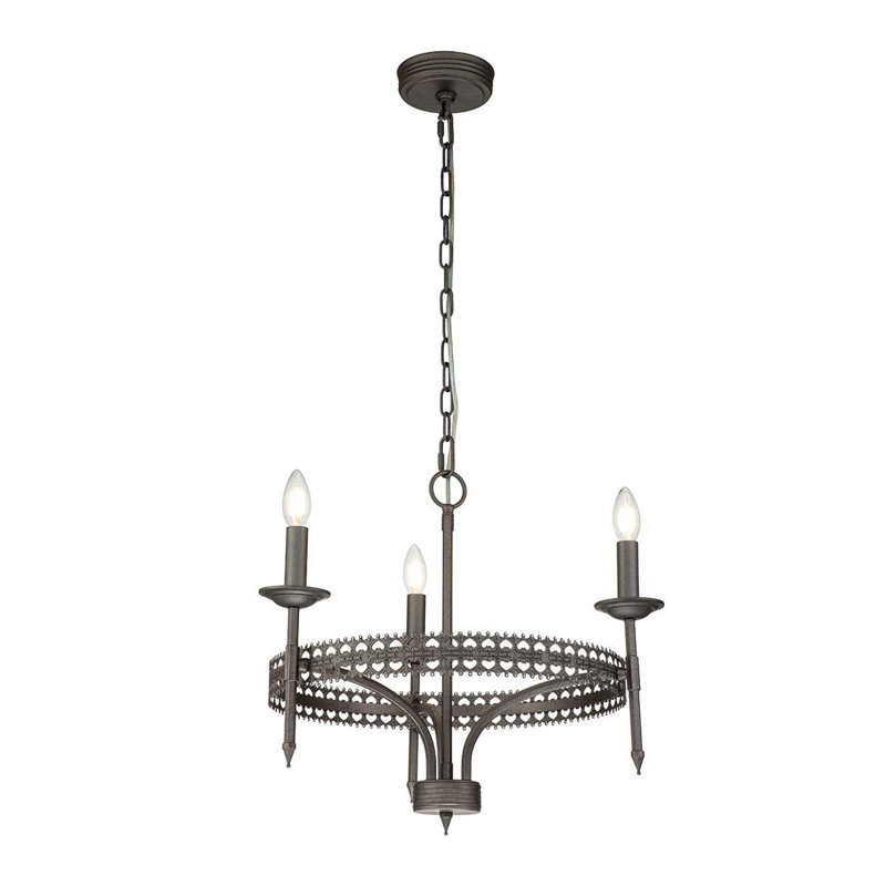 Maryam 3 - Light Waggon Wheel Chandelier