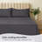 Ultra Soft Microfiber Sheet Set - 6 Pc Set - Wrinkle Resistant - Cooling Sheets With Deep Pockets-121930761-121930751