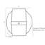 Pietro 1 - Light LED Armed Sconce
