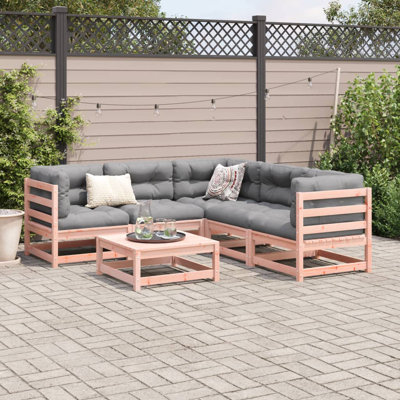 Alpen Home 6 Piece Garden Sofa Set Solid Wood