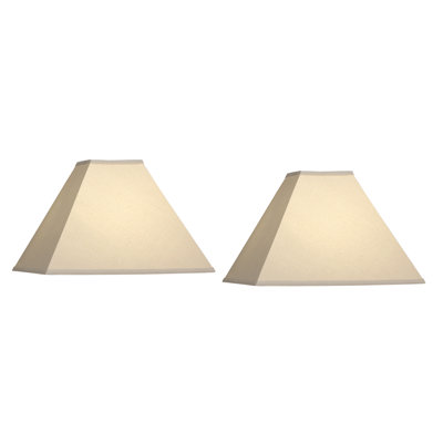 10.5'' H x 16'' W Linen Square Lamp Shade