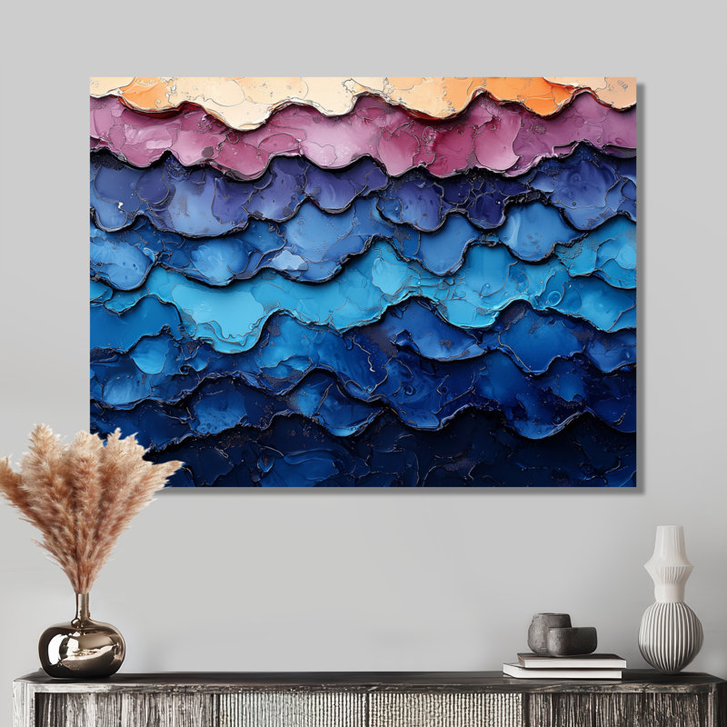 Wooldridge - Abstract Wall Art, Toile tendue sur cadre, H 12 po x l 20 po, Ne s’applique pas