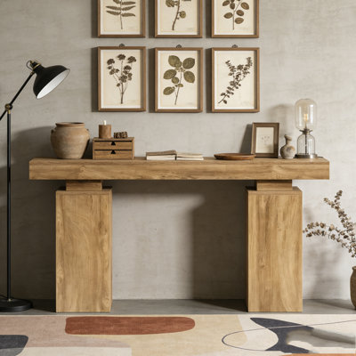 Wooden Console Table Entryway Table Foyer Stand