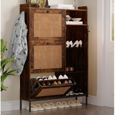 28 Pair Shoe Storage Cabinet