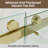 55" - 59" W X 72" H Double Sliding Frameless Shower Door With Clear Tempered  Glass-106813428