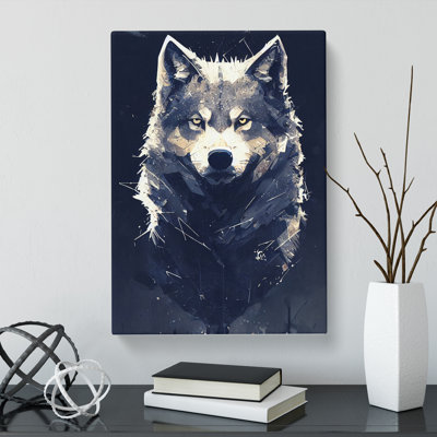 CAN-V0523-2917X Wolf Painting - Wrapped Canvas Print