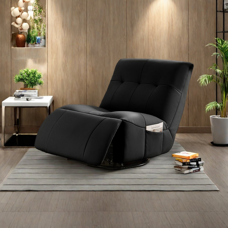 Comfortable and eco-friendly recliner chair, Black