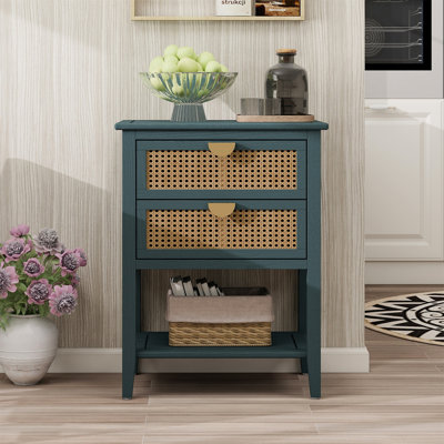 Table d'appoint 2 tiroirs