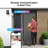 C1 Wire-Free Wireless 3MP Battery Security Camera Outdoor with Solar Panel, 2-Way Talk, Spotlight-86306704