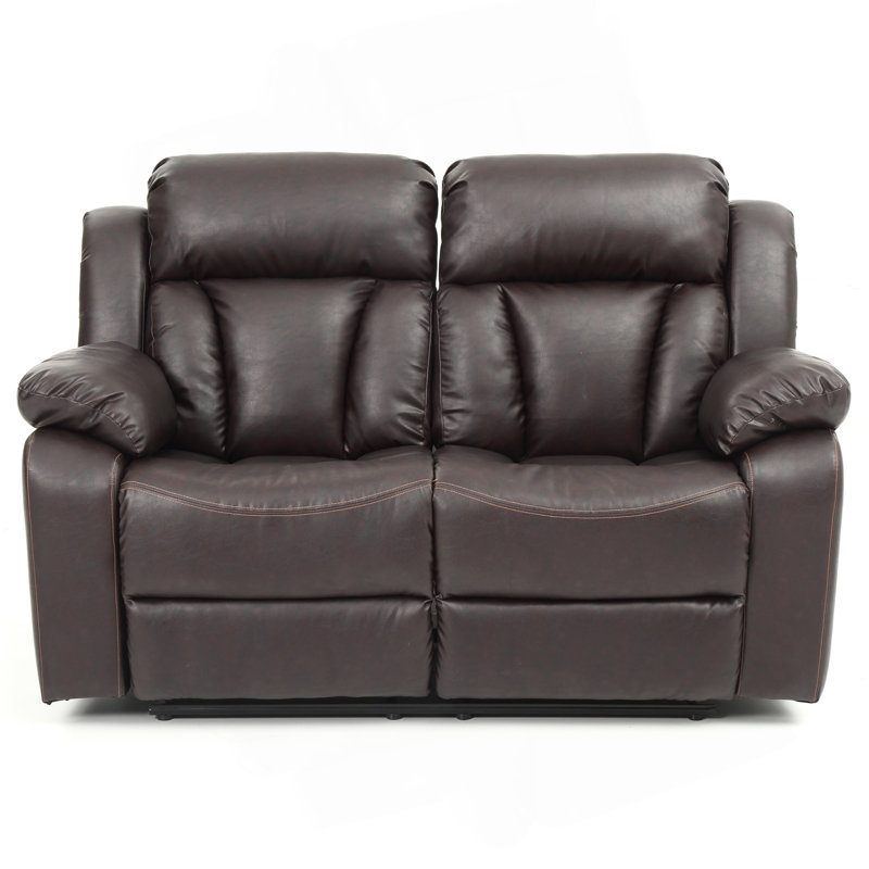 Causeuse inclinable Glory Furniture Daria, brun foncé, Marron foncé