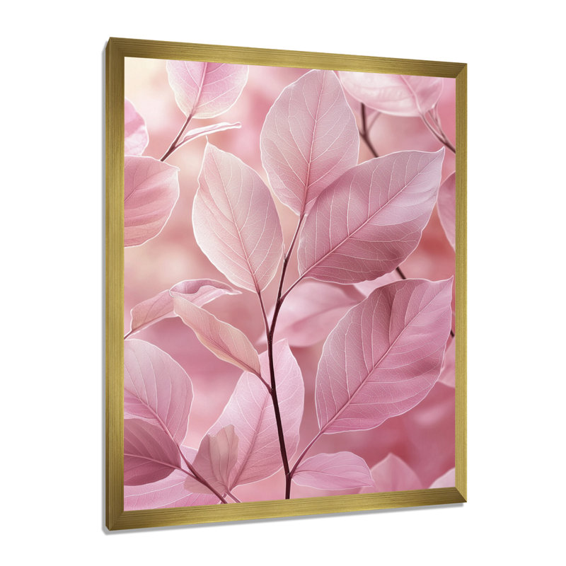 Kayleigh - Décoration murale florale, H 32 po x l 16 po, Doré, Picture Framed