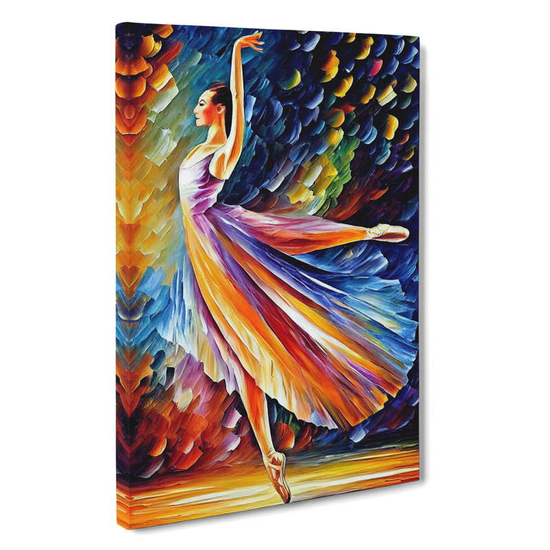 Ballerina Dancer No.5 - Wrapped Canvas, 50cm H x 35cm W x 3cm D