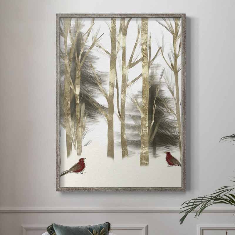 «Christmas Holiday Art», impression encadrée - bois massif, H 11 po x l 9 po