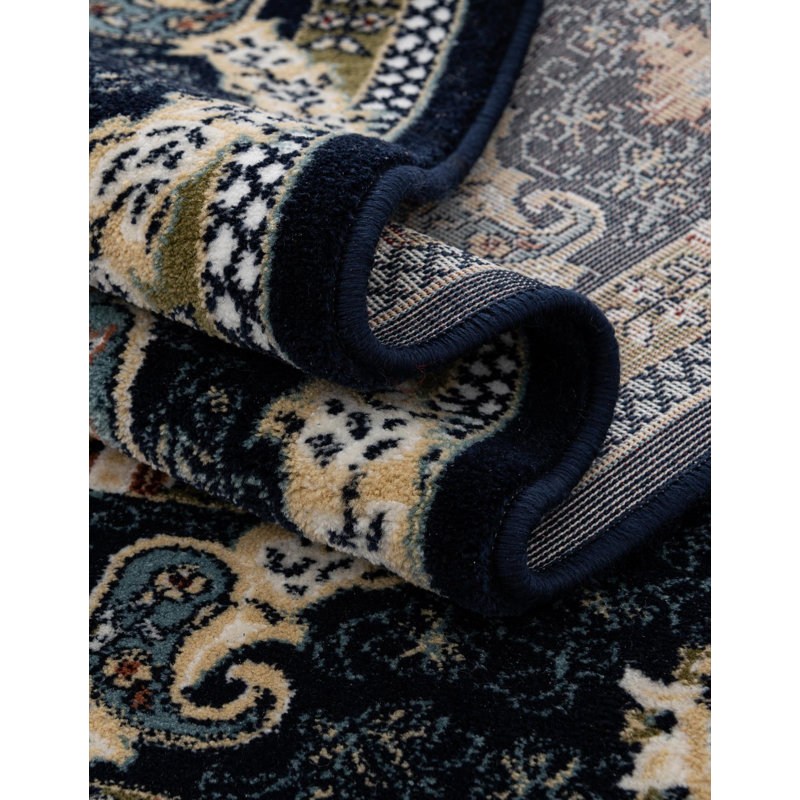 Eleanor Oriental Indoor Rug, Runner 2' x 6'1", Black