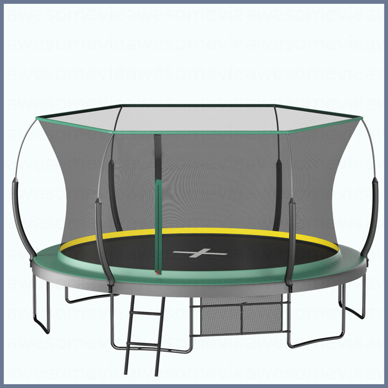 14FT Springfree No Gap Trampoline- Green