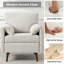 Upholstered Living Room Chenille Accent Chair-310296489
