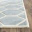 Tapis bleu / ivoire en laine touffeté à la main Deedie-19276325