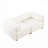 Stylish White Chenille 2-Seater Sofa with Storage, Cylindrical Backrest and Armrests, Modern Fabric Loveseat-218218413-218218406-218218410