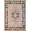 Tapis rose teint à la main Oushak 5 x 7
