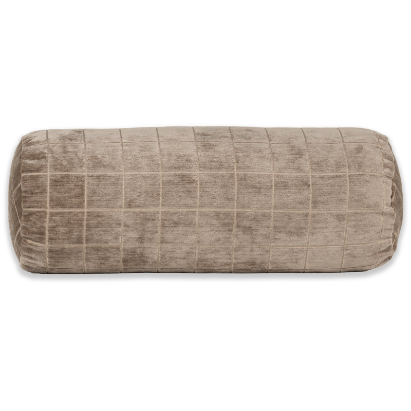 Coussin Sable Otterville, Champignon géométrique, Traversin H 8 po x l 20 po