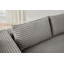 Canapé modulaire à compression avec méridienne confortable, canapé en forme de L sans siège avec assise profonde, canapé-lit modulaire minimaliste pour salon, salon, appartement, velours côtelé, gris-465767916
