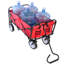 Chariot de plage pliant Wagon Garden (rouge)