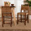 Ensemble de tabouret de comptoir 2 pièces Bellange Bali & Pari Cordoba