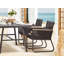 Wanamie Patio Dining Armchair with Cushion