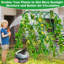 4 treillis arche de jardin de 5 x 5,3 pi pour lits surélevés, support de plante en U résistant à la rouille pour concombres, raisins et vignes grimpantes-126248227
