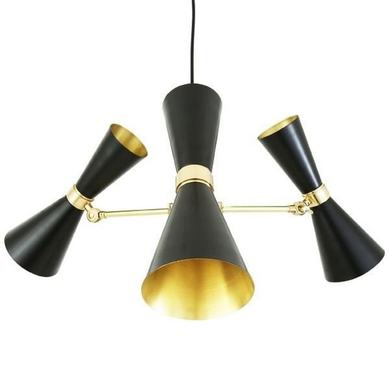 Luminaire suspendu cylindrique pour îlot de cuisine 3 lumières Rhinelander