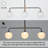 Dennell 3-Light Kitchen Island Pendant with Integrated, Dimmable LEDs