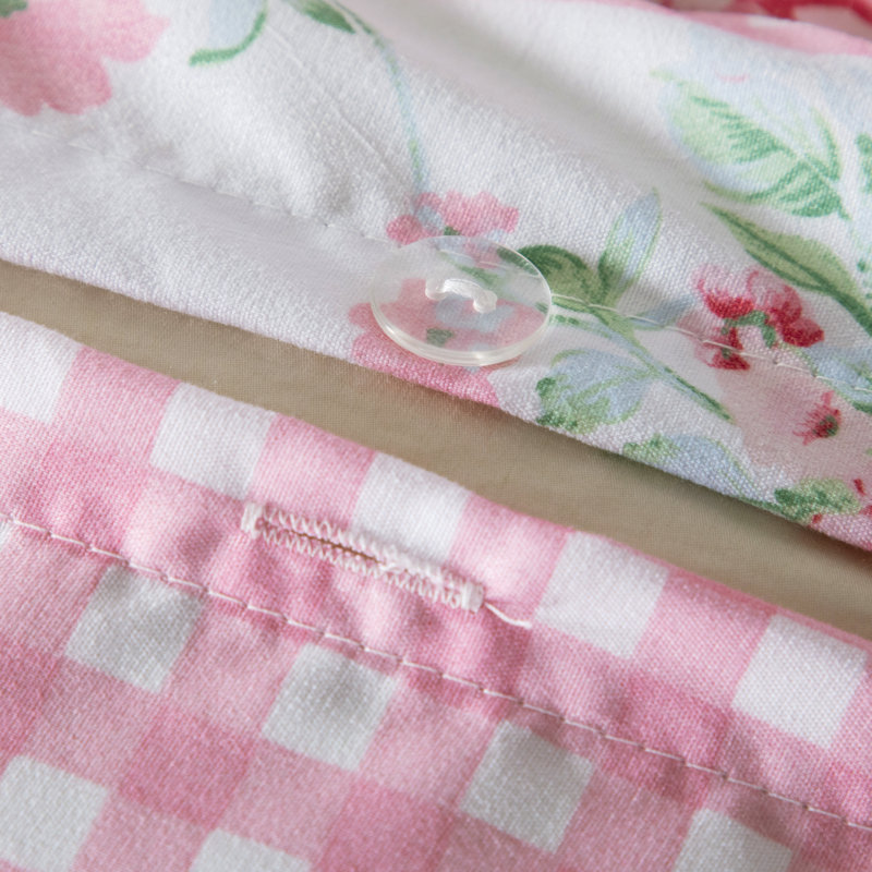 Taunya Floral [EU ONLY] Duvet Cover Set with Pillowcases Included, Single - 1 Standard Pillowcase, Floral Pink