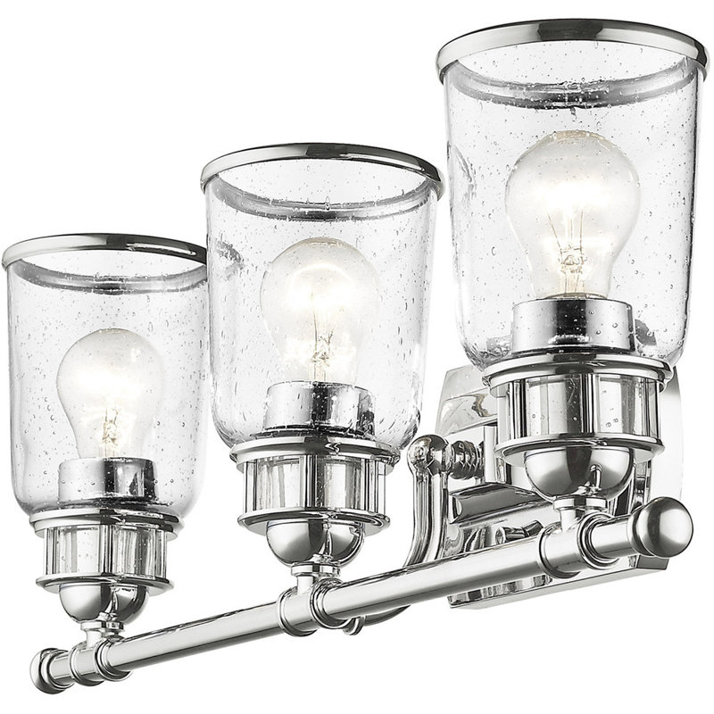 Éclairage pour meuble-lavabo 3 lumières, Chrome poli