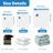 20Pcs Vacuum Storage Bags With Electric Pump(Jumbo/Large/ Medium)- Vacuum Sealing Bags For Clothes, Duvets, Blankets, Bedding- Space-Saving Vacuum Storage Bags.halloween And Christmas Gift Storage-1915906792