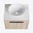 24 " Modern Design Float Bathroom Vanity With Ceramic Basin Set