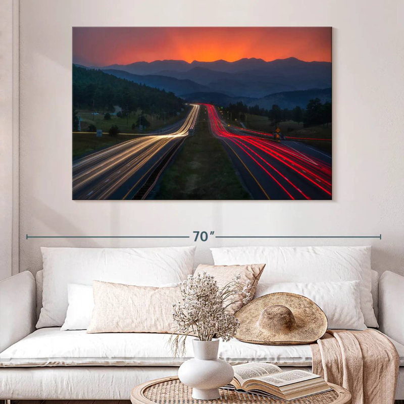Mehar Sunset Rush Hour, 34" H x 51" W