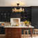 26.4'' 6-Light Fandelier with Remote Control