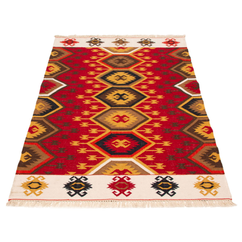 Kilim rouge Ankara 5 pi 1 po x 8 pi 0 po
