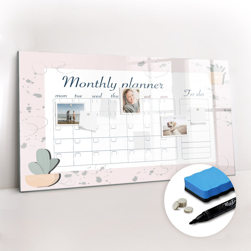 Magnetic Glass Dry Erase Board
