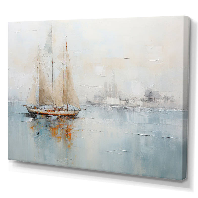 Impression sur toile, "Minimalisme", H 16 po x l 32 po x P 1 po, Toile tendue